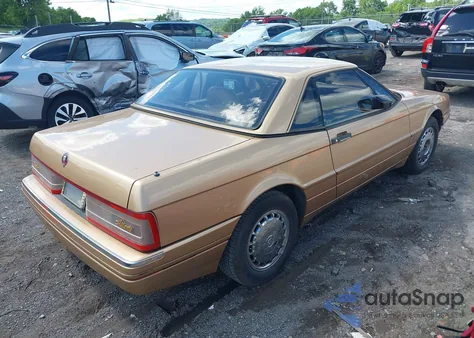 1987 Cadillac Allante из США, поврежденный, VIN 1G6VR3170HU100809